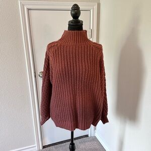 Pink Lilly Turtleneck Sweater